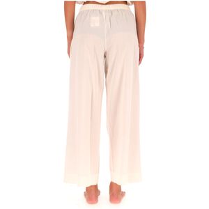 Pantalone loungewear con logo ricamato