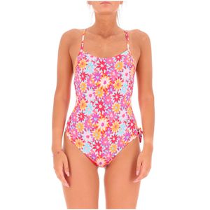 Floral one-piece swimsuit