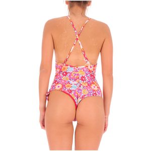 Floral one-piece swimsuit