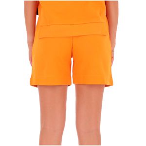 Shorts in cotone con logo teddy