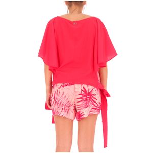 Blouse cover-up with bows
