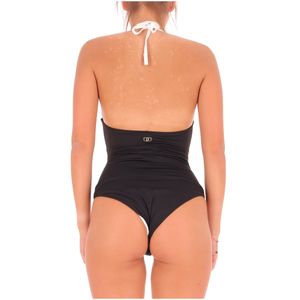 One-piece swimsuit with bows