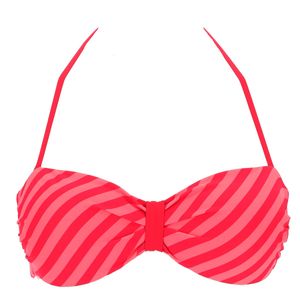 Top bikini a righe