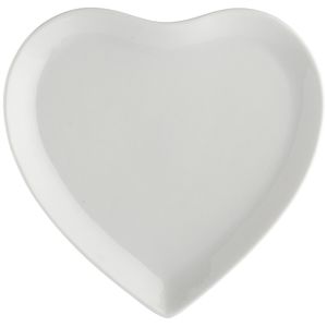 White Plate Sweet Heart Cupid