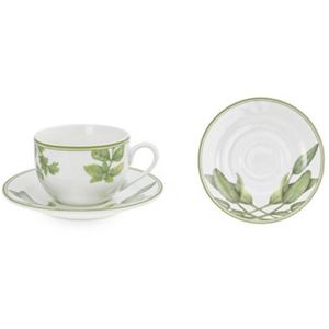 Tazza da tè con piattino Coltivia