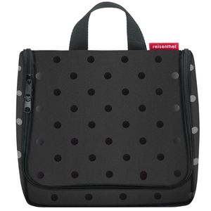 Classic Black Polka Dot Toiletry Bag