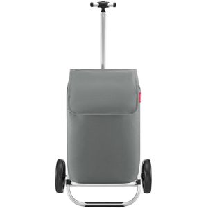 Grey shopping trolley