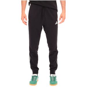Black joggers with embroidered logo