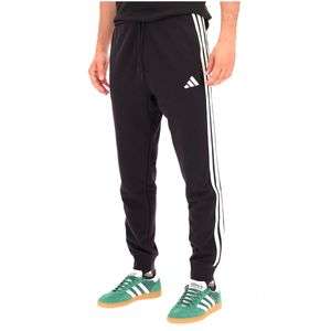 Black joggers with embroidered logo