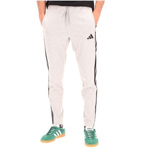 Grey joggers with black embroidered logo