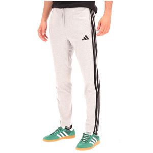 Grey joggers with black embroidered logo