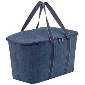 Coolerbag Herringbone dark blue thermal bag