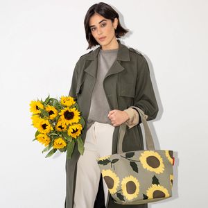 M Sunflowers Shopper Bag
