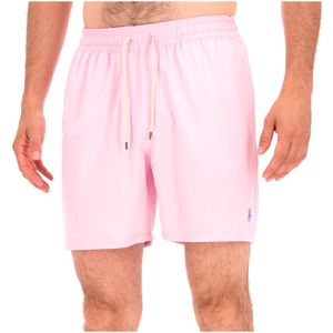 Costume da bagno rosa chiaro con pony