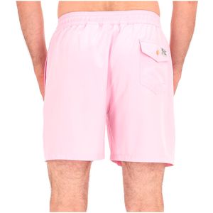 Costume da bagno rosa chiaro con pony