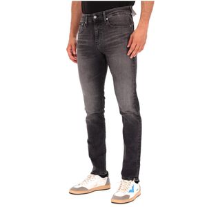 Jeans grigio Skinny in cotone