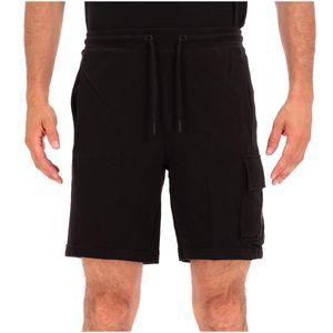 Bermuda nero con tasca cargo