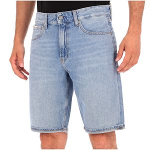 Bermuda in denim blu