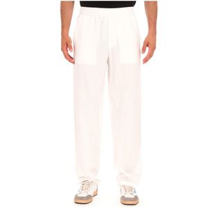 Pantaloni in lino con vita elasticizzata