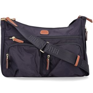 Borsa tracolla espandibile con logo