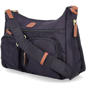 Borsa tracolla espandibile con logo
