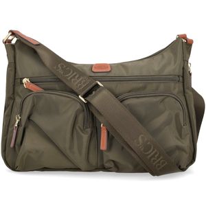 Borsa tracolla espandibile con logo