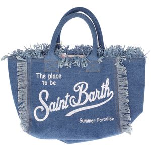 Vanity denim shoulder bag