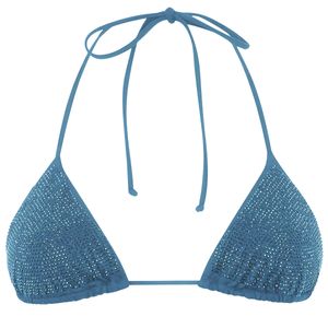 Annabelle rhinestone triangle bikini top