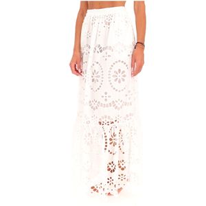 Gonna Jenny in cotone bianco