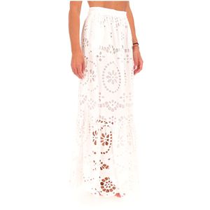 Gonna Jenny in cotone bianco