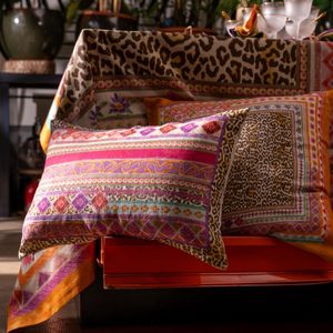 Jurta animal print pillow in linen 55x55 cm