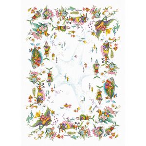 Pesciflora tablecloth 170x270 cm