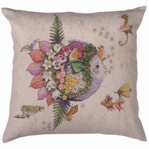 Pesciflora pillow 55x55 cm