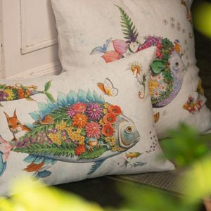Pesciflora pillow 40x60 cm