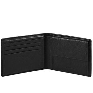 Black wallet with document holder