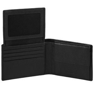 Black wallet with document holder