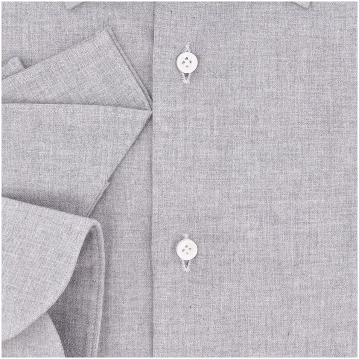 Camicia in Flanella a Fantasia Mastricamiciai / Grigio