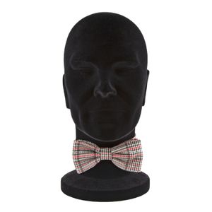Cotton and silk blend bow tie