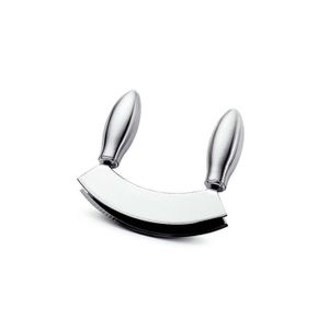 Double crescent steel blade