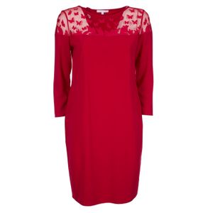 Abito farfalle con pizzo