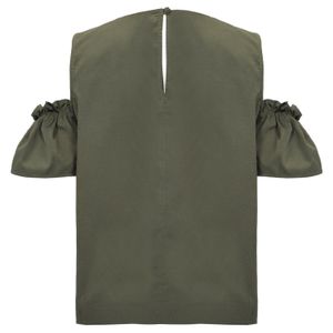 Shirt in taffeta and cotton
