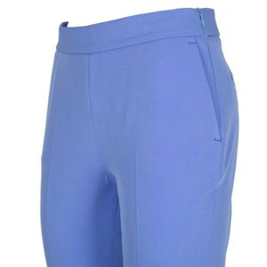 Classic light blue trousers in stretch fabric