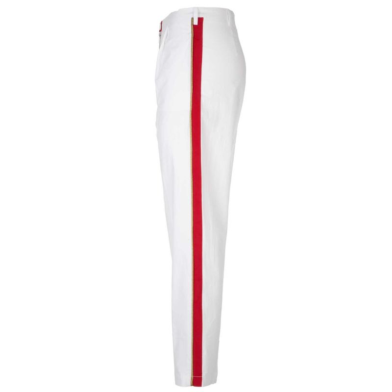 Pantaloni_Rubye_bianchi_con_banda_rosso_e_oro_laterale_38_3