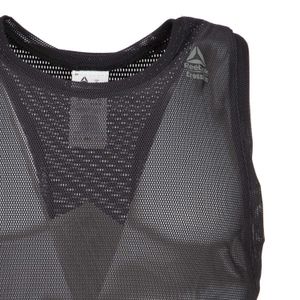 CrossFit transparent black tank top