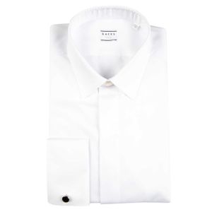 Slim fit shirt in cotton satin