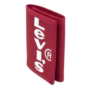 Red wallet with logo