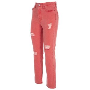 Skinny fit jeans with abrasions