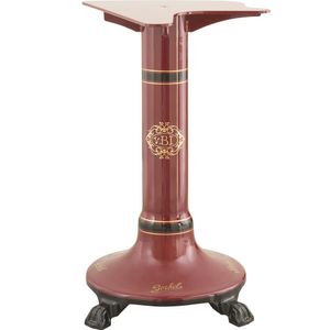 Pedestal for flywheel slicer