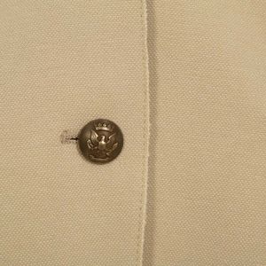 Single-breasted jacket in cotton blend