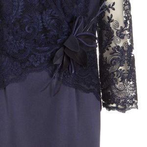 Ceremony dress with lace e